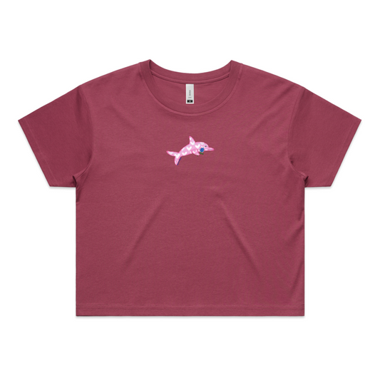 Dolphin Women's Crop Top T-shirt
