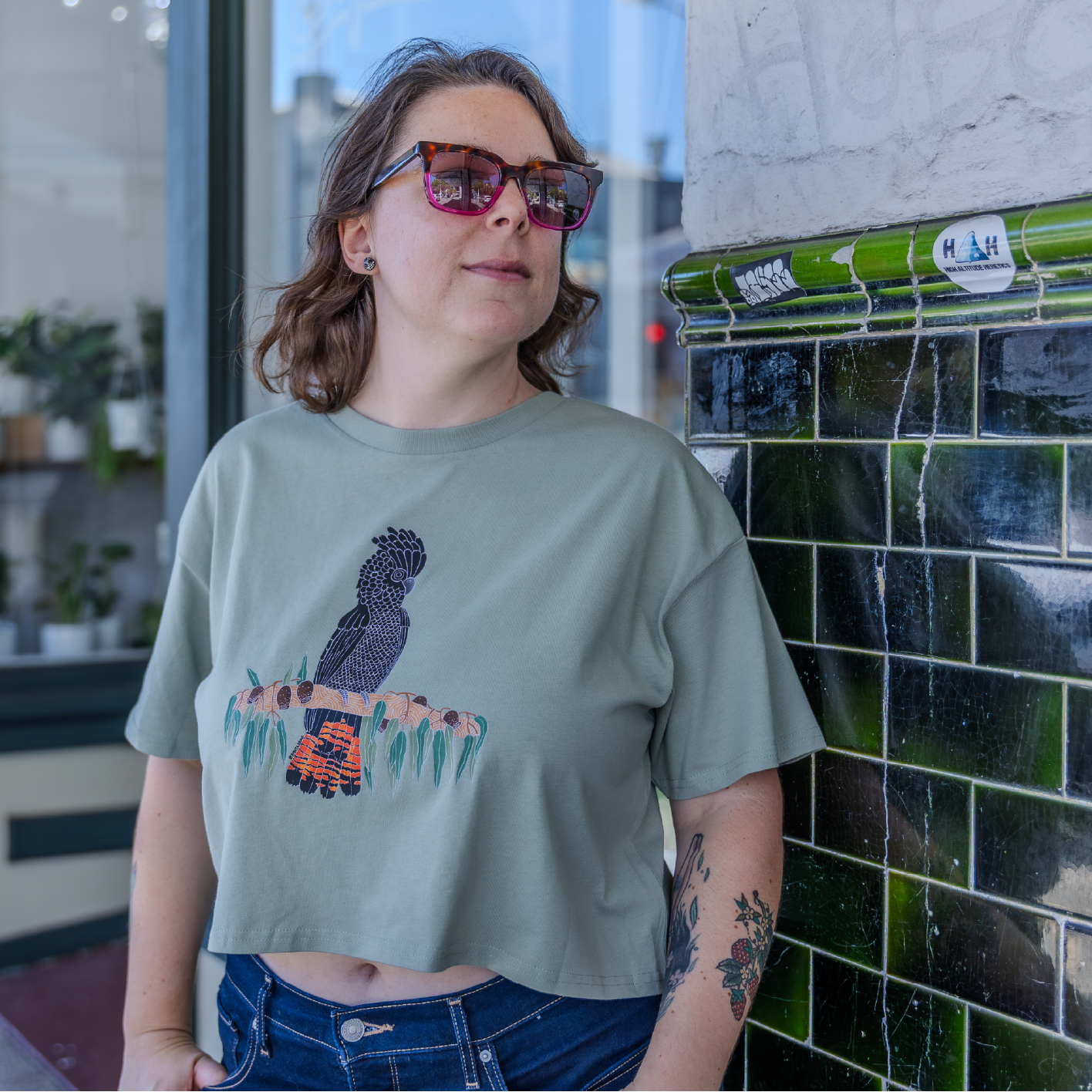 Red Tailed Black Cockatoo Women's T-shirt