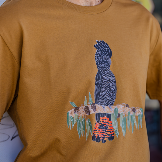 Red Tailed Black Cockatoo T-shirt