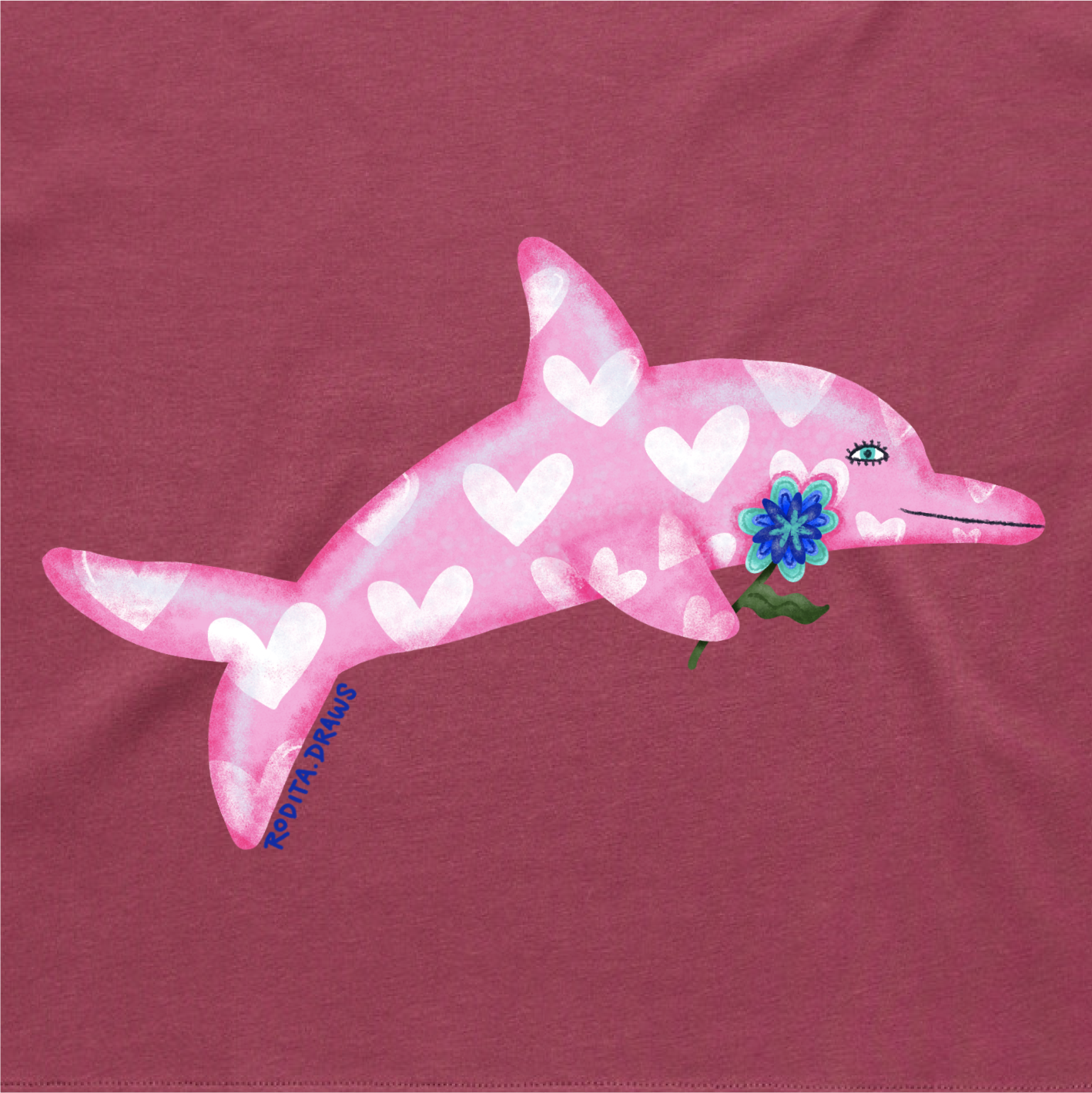 Dolphin Women's Crop Top T-shirt
