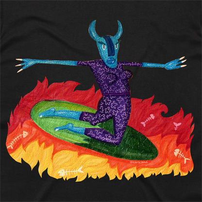 Surfing Diabla Men's T-shirt