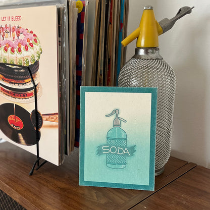 Soda Siphon A5 Print