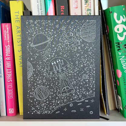 Car Abduction A5 Print