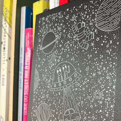 Car Abduction A5 Print