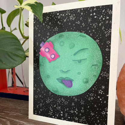 A Trip to the Moon A5 Print