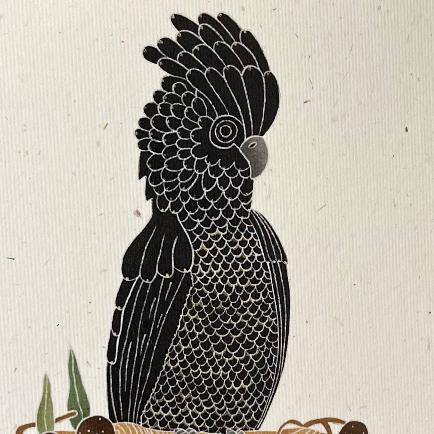 Red-Tailed Cockatoo A5 Print