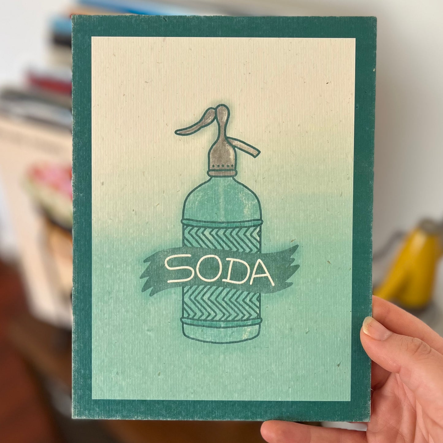 Soda Siphon A5 Print