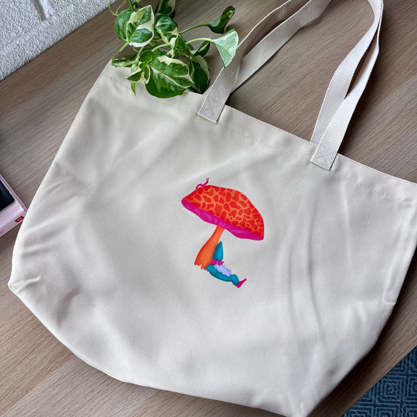 Sleeping Gnome Tote Bag