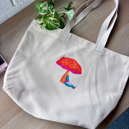 Sleeping Gnome Tote Bag