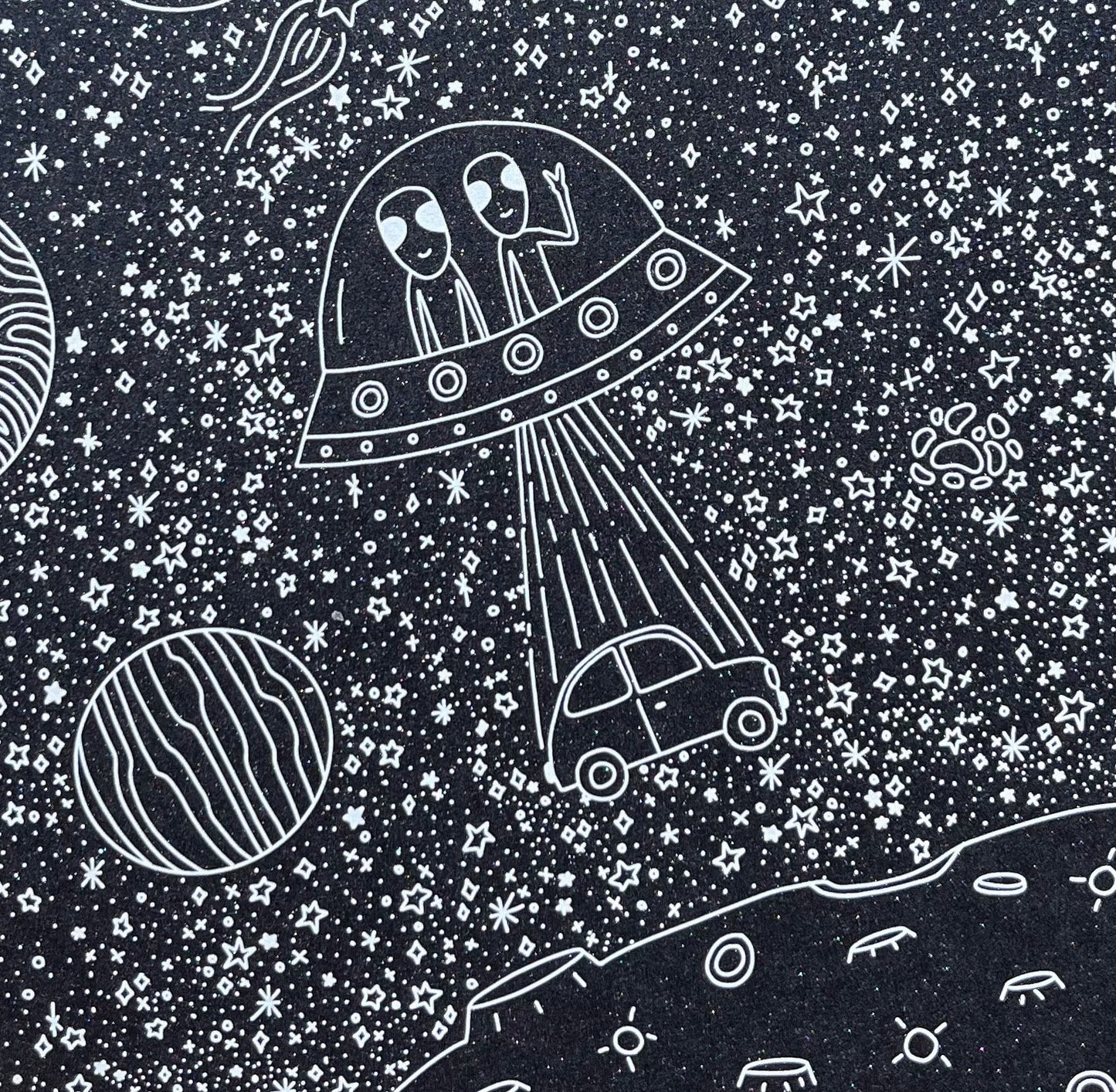 Car Abduction A5 Print